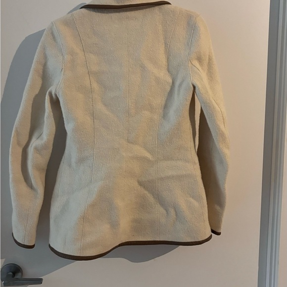 Kuna real alpaca wool cream jacket XS - Picture 4 of 4